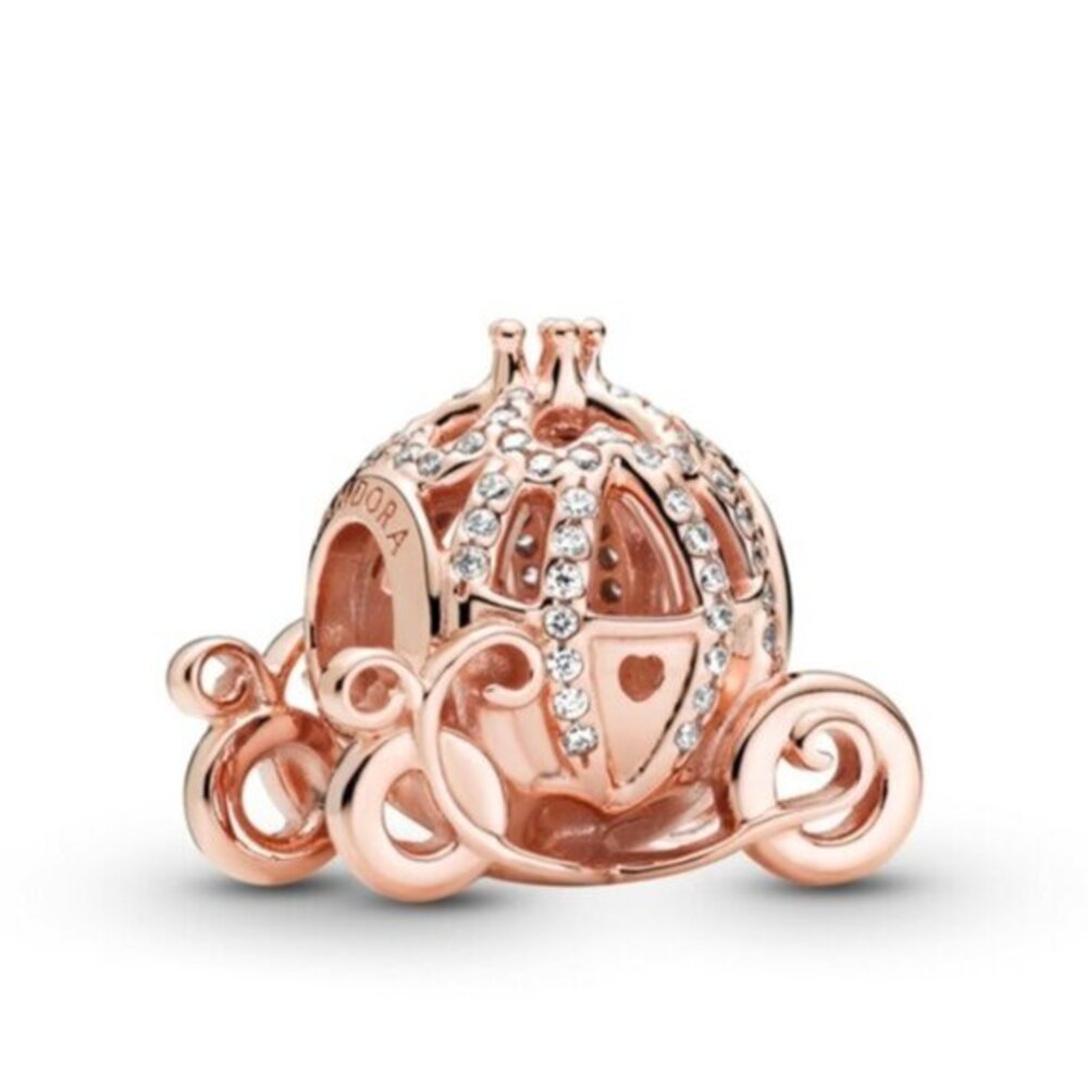 Pandora Rose邃? Cinderella Sparkling Carriage Charm